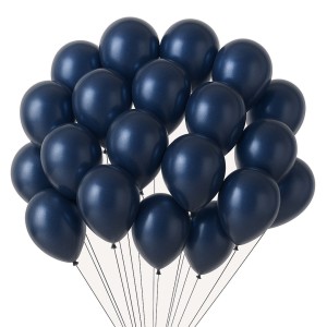 GLOBOLANDIA GLOBOS PERLADOS 10" x 50u AZUL NOCHE